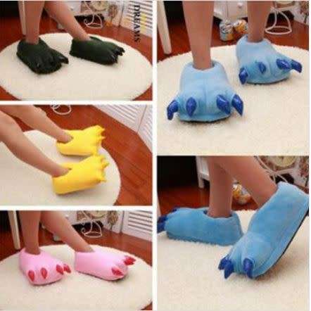 Adult Dinosaur Slippers