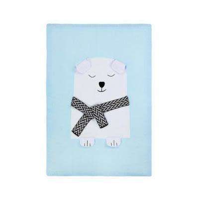 Knitted Baby Bear Blanket
