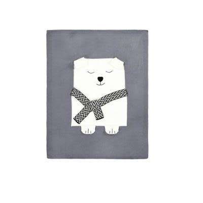 Knitted Baby Bear Blanket