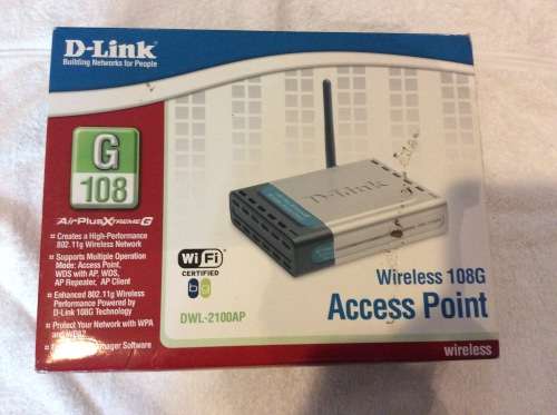 D-Link Wireless 108G Access point
