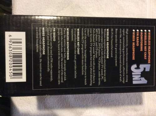 5 in 1 Wireless Headphone