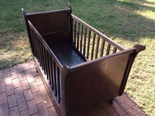 French Sleigh Wooden cot