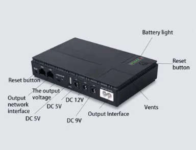 Mini DC UPS - Keep your fibre internet and mobile devices on during load shedding!
