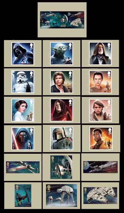 Great Britain - 2015 - Star Wars: The Force Awakens Maximum Cards