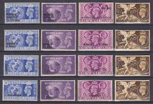 Great Britain - 1948 - Olympic Games - 4 Sets