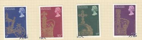 Great Britain - 1977 Christmas, 1978 25th Anniversary of Coonation