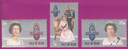 Silver Jubilee - Queen Elizabeth II - 1977 - Isle of Man