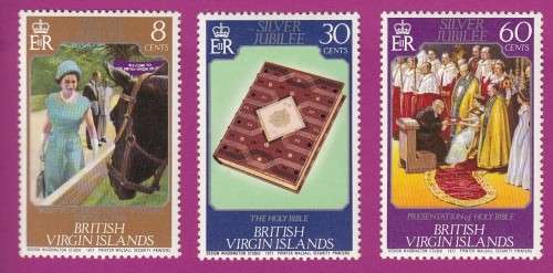Silver Jubilee - Queen Elizabeth II - 1977 - British Virgin Islands
