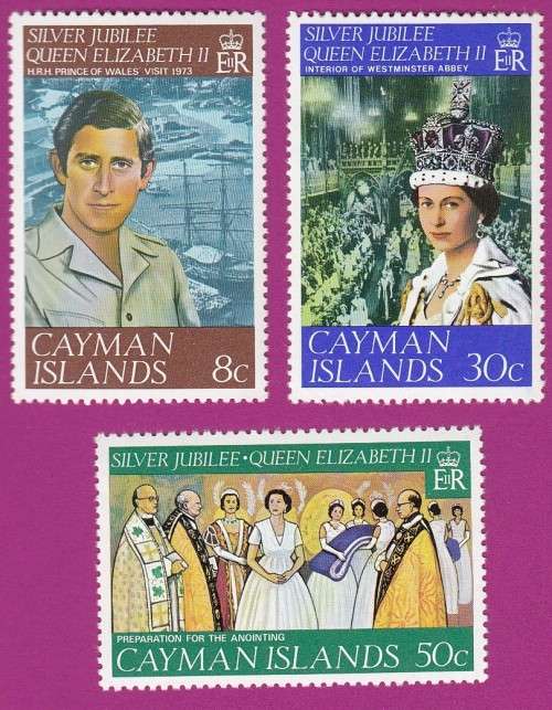 Silver Jubilee - Queen Elizabeth II - 1977 - Cayman Islands