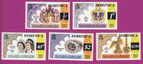 Silver Jubilee - Queen Elizabeth II - 1977 - Dominica