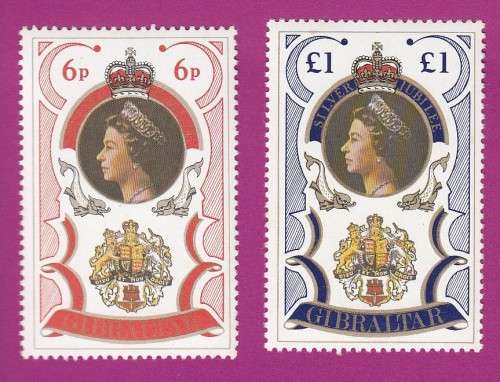 Silver Jubilee - Queen Elizabeth II - 1977 - Gibraltar