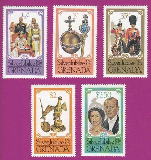 Silver Jubilee - Queen Elizabeth II - 1977 - Grenada