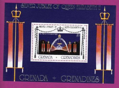 Silver Jubilee - Queen Elizabeth II - 1977 - Grenada Grenadines