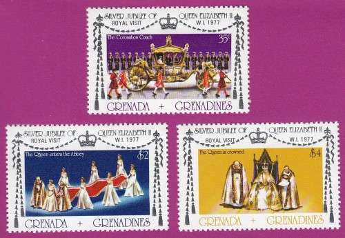 Silver Jubilee - Queen Elizabeth II - 1977 - Grenada Grenadines