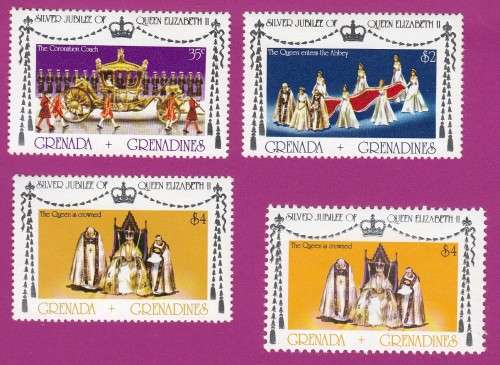 Silver Jubilee - Queen Elizabeth II - 1977 - Grenada Grenadines