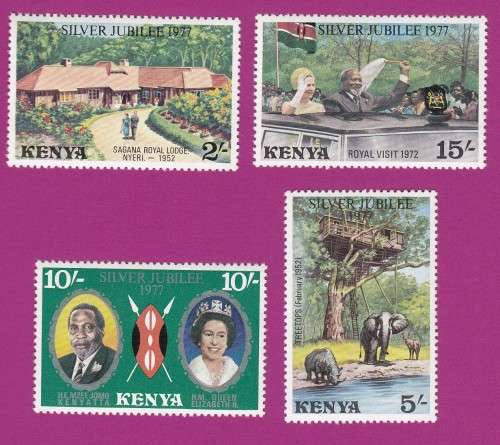 Silver Jubilee - Queen Elizabeth II - 1977 - Kenya