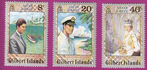Silver Jubilee - Queen Elizabeth II - 1977 - Gilbert Islands