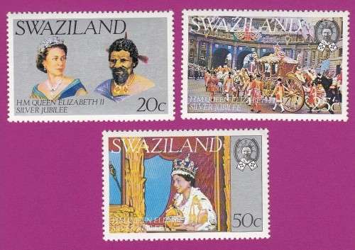 Silver Jubilee - Queen Elizabeth II - 1977 - Swaziland