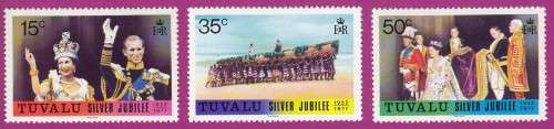 Silver Jubilee - Queen Elizabeth II - 1977 - Tuvalu