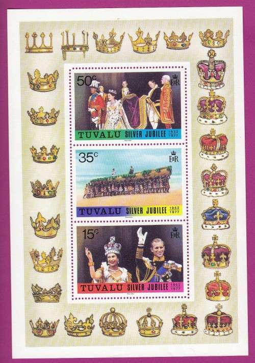 Silver Jubilee - Queen Elizabeth II - 1977 - Tuvalu