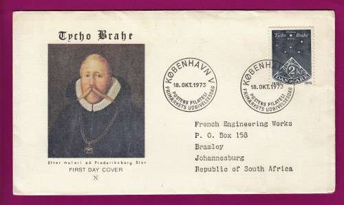 Denmark - 1973 - "De Nova Stella," by Tycho Brahe