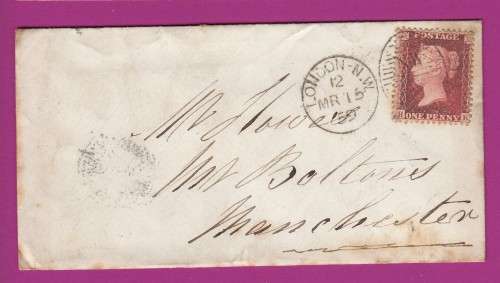 Great Britain - Penny Red's on Cover - 12 Items - Auction specifically for boland202 by arrangement