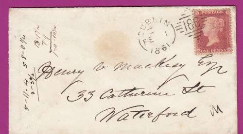 Great Britain - Penny Red's on Cover - 12 Items - Auction specifically for boland202 by arrangement