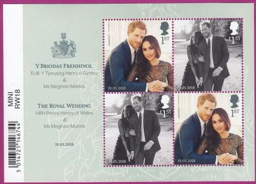 Great Britain - 2018 - HRH Prince Harry and Meghan Markle Wedding