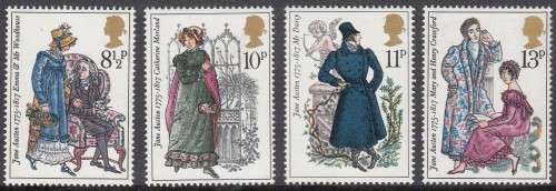Great Britain - 1975 - Characters from Jane Austen's novels