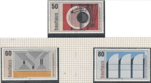 Germany West Federal - 1983 -  Bauhaus Architecture Walter Gropius - Complete Set