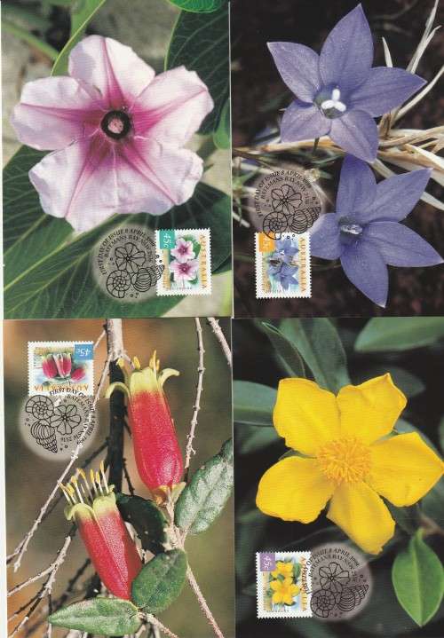 Australia - 1999 (1996) - Flora and Fauna - Coastal Flowers - Maximum Card Set