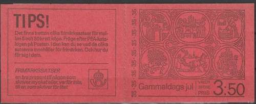 Sweden - 1971 - Christmas Customs - Complete Booklet