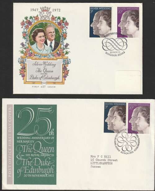 Great Britain QE II - 1972 - Silver Wedding