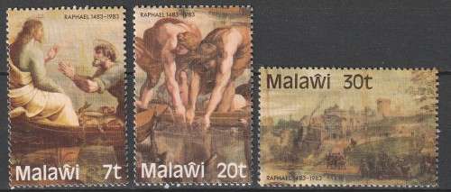 Malawi - 1983 - Birth anniversary Paintings Raphael