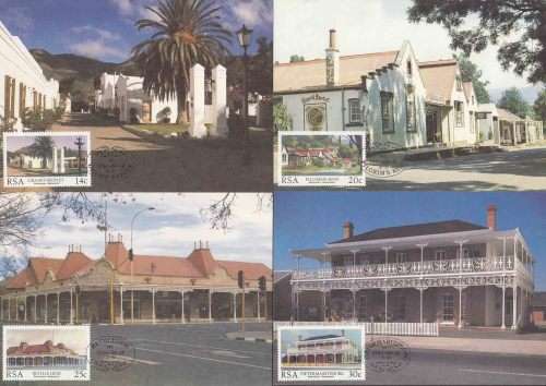 South Africa RSA - 1986 - Graaff-Reinet - Cultural Heritage - Complete Set Maximum Cards PostCards