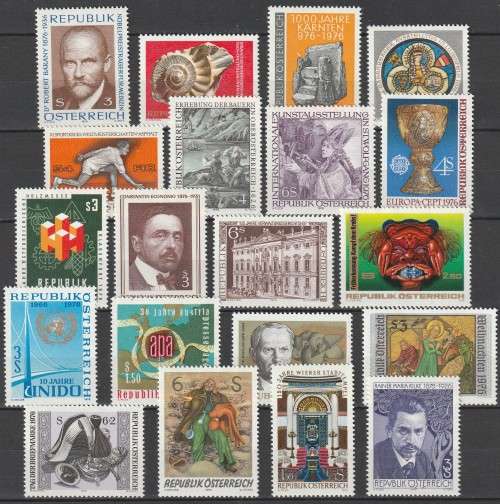 Austria - 1976 - Commemorative Year Set Complete