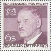 Austria - 1981 - 90th Anniversary of Julius Raab