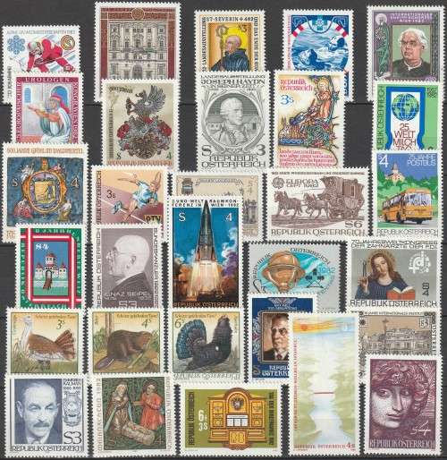Austria - 1982 - Commemorative Year Set Complete