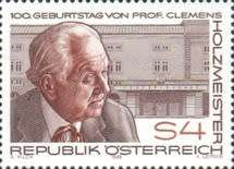 Austria - 1986 - 100th Anniversary of the Birth of Prof Clemens Holzmeister