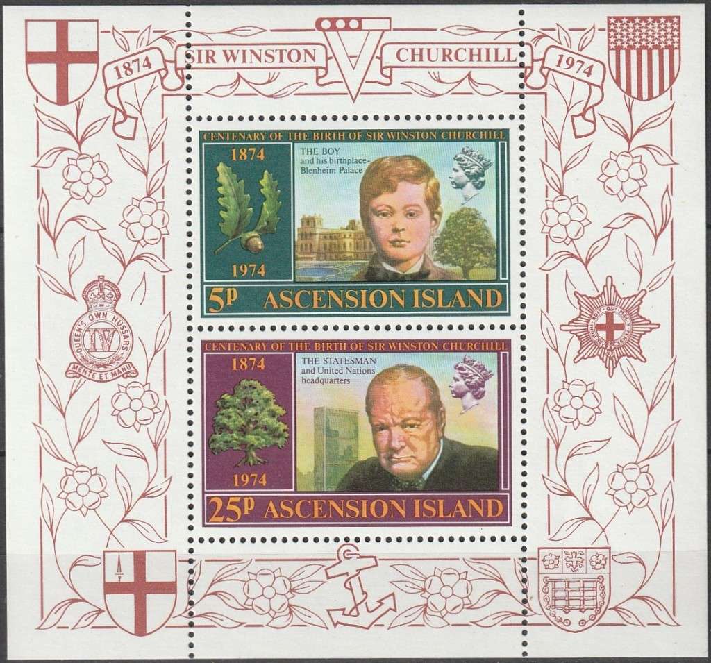Ascension - 1974 - Sir Winston Churchill - Miniature Sheet
