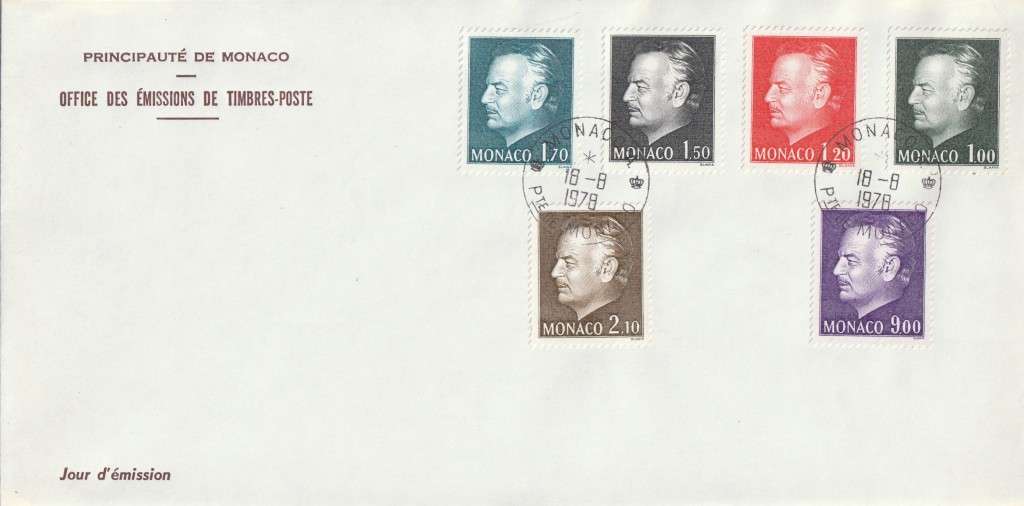 Monaco - (1974 - ) 1978 - Prince Rainier III Definitive