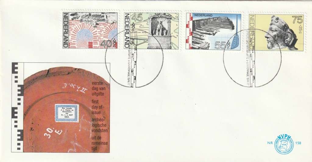 Netherlands - 1977 - Social and Cultural - Archaeological finds of Roman period.