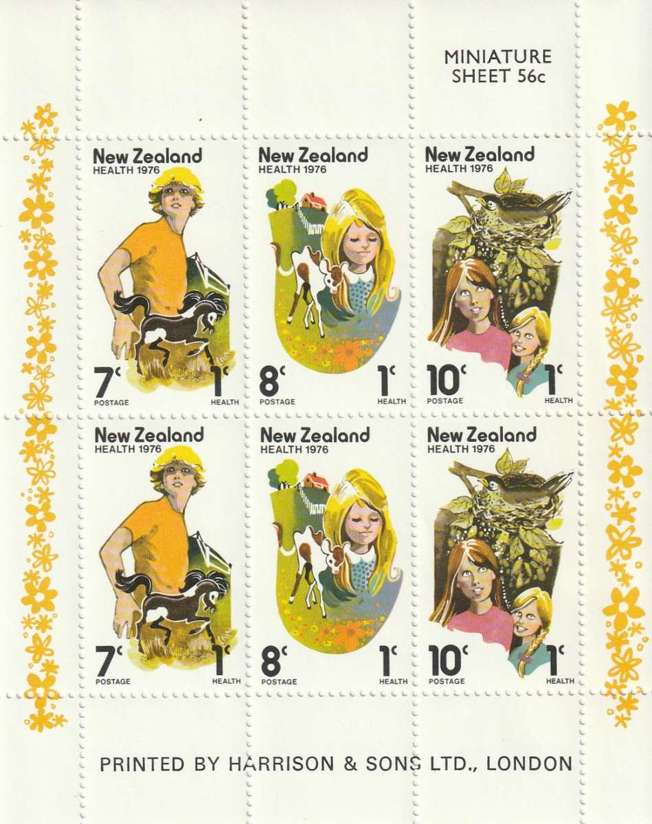 New Zealand - 1976 - Health Children on the farm