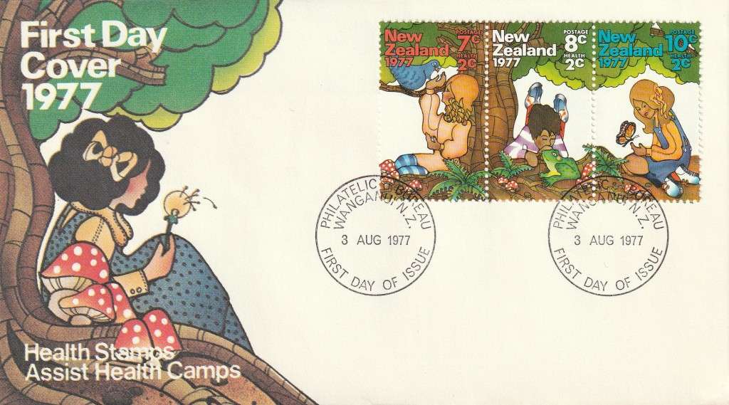 New Zealand - 1977 - Health Children Playing in nature