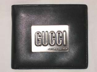 Black Gucci Leather Wallet