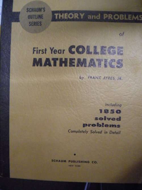 Theory and problems of first year college mathematics