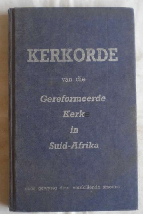Kerkorde van die Gereformeerde kerk in Suid-Afrika
