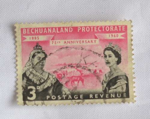 Bechuanaland Protectorate 3d 75th anniversary