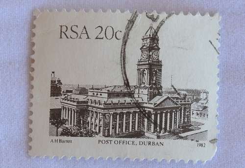 RSA 20c Post Office Durban