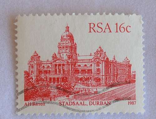 RSA 16c Stadsaal Durban